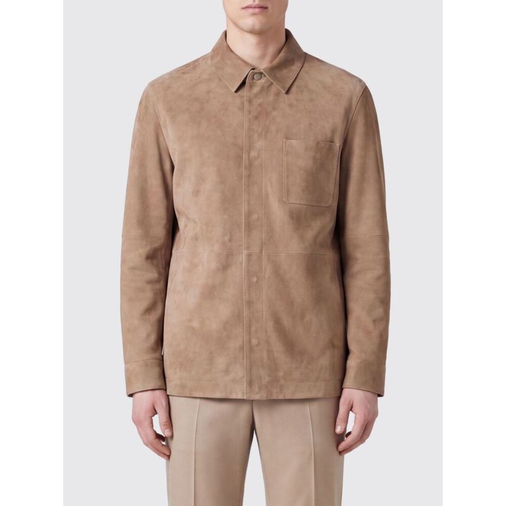 Canali Jacket Men Beige